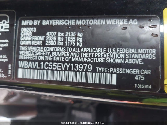 BMW X1 Xdrive28i 2014 WBAVL1C55EVY13979 Image 9