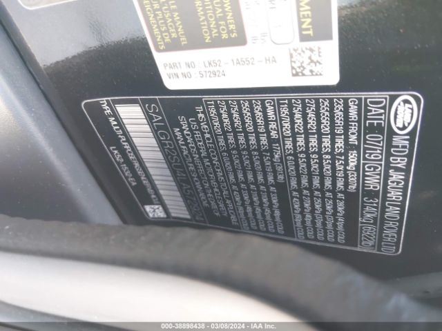 SALGR2SU4LA572924 Land Rover Range Rover