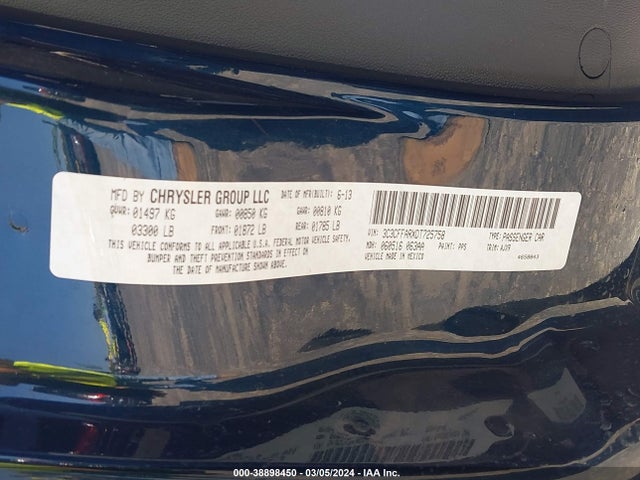 2013 FIAT 500 3C3CFFARXDT725758 Photo 8