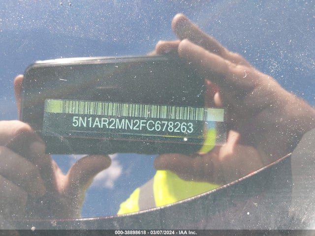 Nissan Pathfinder S 2015 5N1AR2MN2FC678263 Image 9