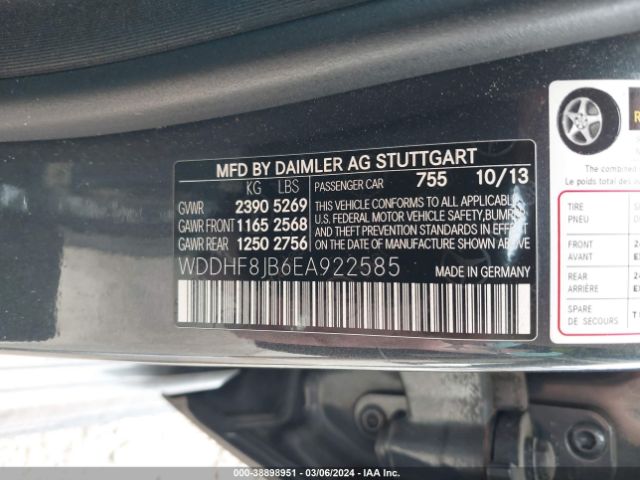 WDDHF8JB6EA922585 Mercedes-Benz E 350 4matic