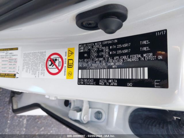 JTJYARBZ3J2092742 Lexus NX 300