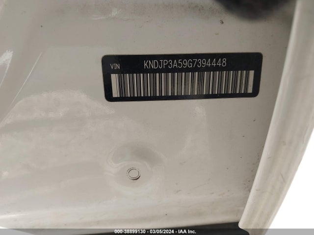 KIA SOUL + 2016 KNDJP3A59G7394448 Image 9
