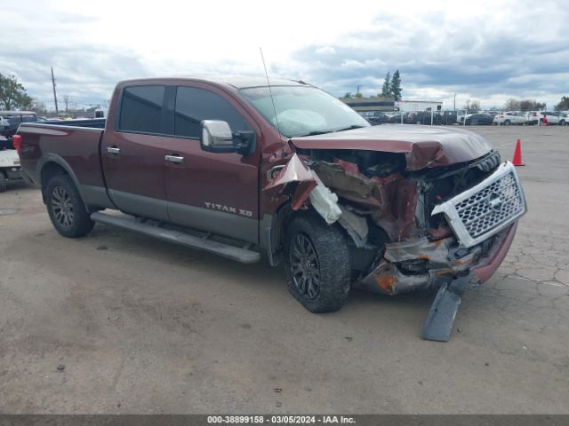 38899158 :رقم المزاد ، 1N6BA1F49GN510492 vin ، 2016 Nissan Titan Xd Platinum Reserve Diesel مزاد بيع