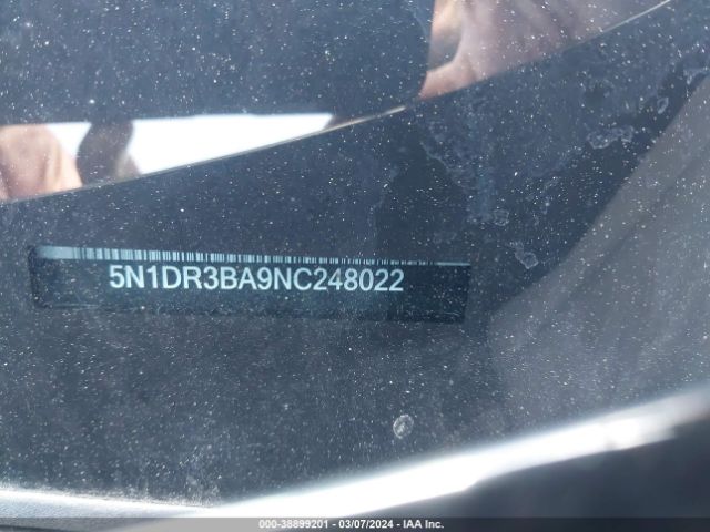 5N1DR3BA9NC248022 Nissan Pathfinder Sv 2wd