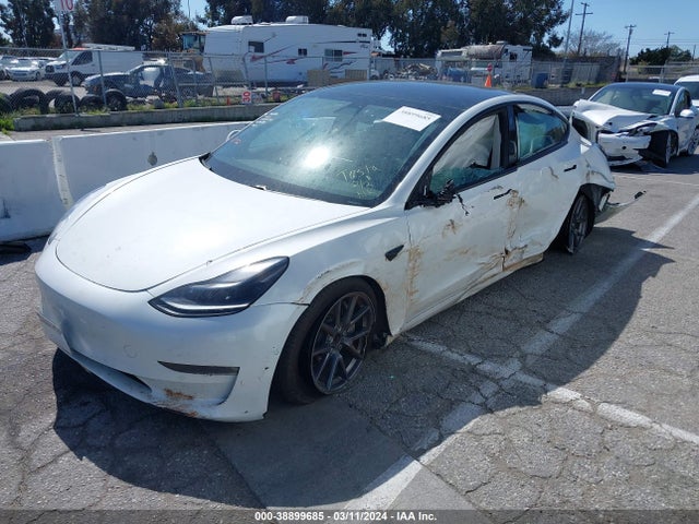 Tesla Model 3 Standard Range Plus Rear-wheel Drive 2021 5YJ3E1EA4MF961732 Image 2