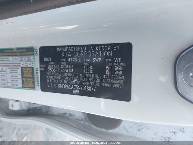 KIA Sportage Nightfall Edition 2022 KNDP6CAC5N7018077 Image 9