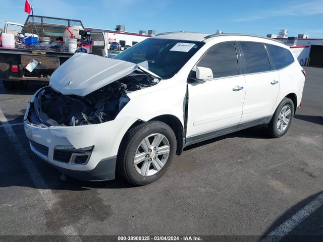 Chevrolet Traverse 1lt 2014 1GNKRGKD4EJ139905 Image 2