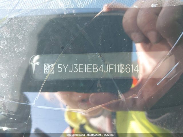5YJ3E1EB4JF113614 Tesla Model 3 Long Range/performance