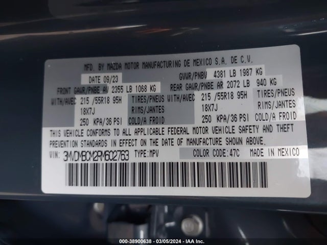 Mazda Cx-30 2.5 S Carbon Edition 2024 3MVDMBCM2RM602763 Image 9