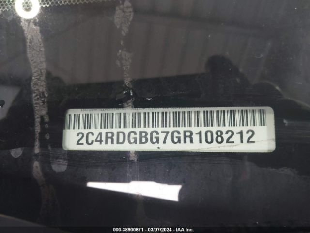 2C4RDGBG7GR108212 Dodge Grand Caravan American Value Pkg