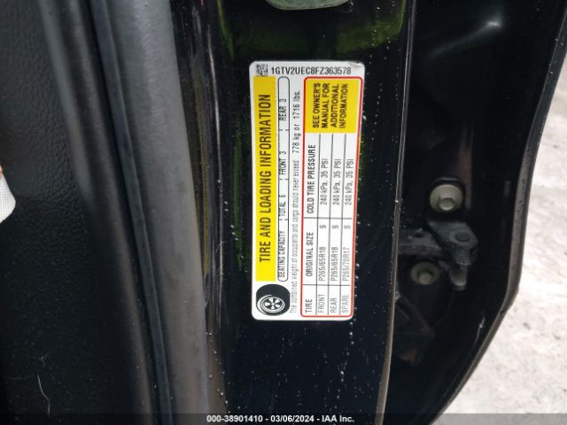 1GTV2UEC8FZ363578 GMC Sierra 1500 Sle