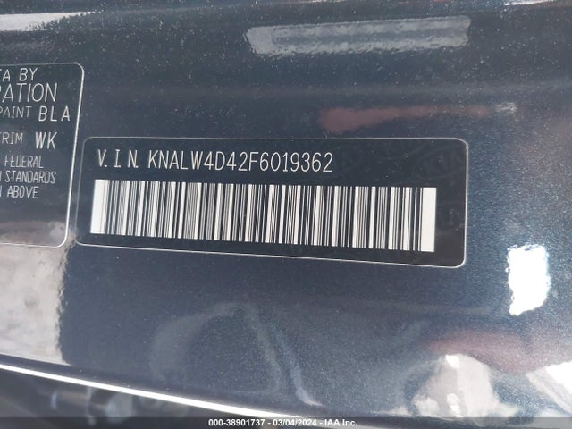 KIA K900 Luxury 2015 KNALW4D42F6019362 Image 9