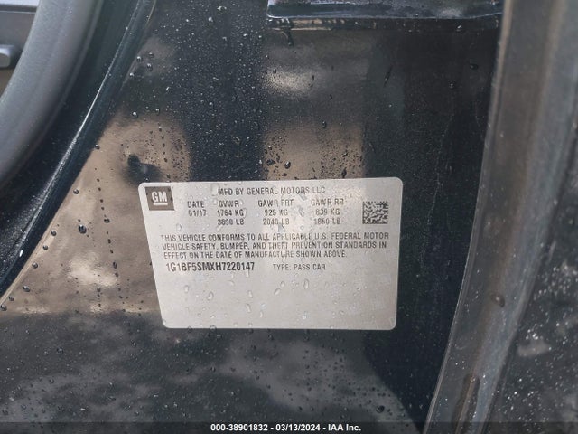 Chevrolet Cruze Premier Auto 2017 1G1BF5SMXH7220147 Image 9