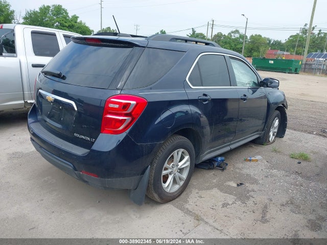 Продажа на аукционе авто 2016 Chevrolet Equinox Lt, vin: 2GNALCEK9G6307151, номер лота: 38902345