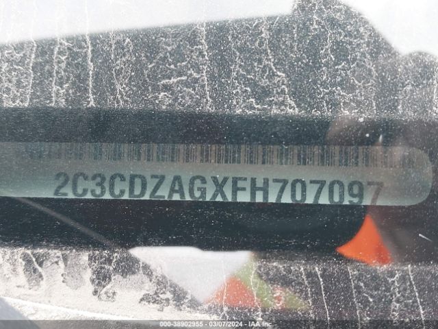 2C3CDZAGXFH707097 Dodge Challenger Sxt