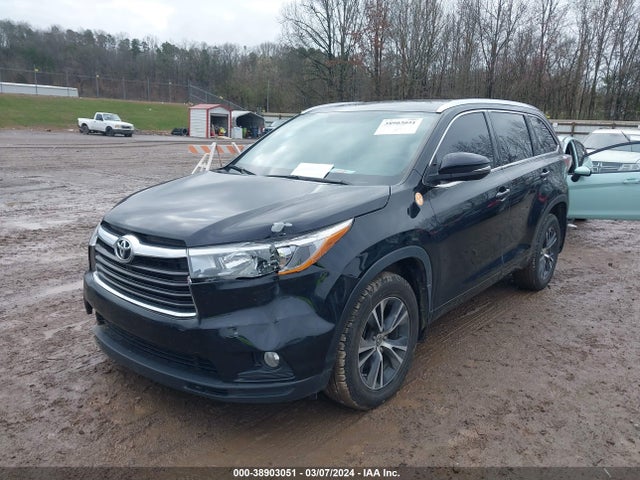 Toyota Highlander Xle V6 2016 5TDJKRFH6GS309348 Image 2