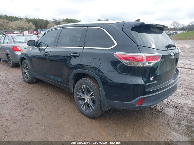 Toyota Highlander Xle V6 2016 5TDJKRFH6GS309348 Image 3
