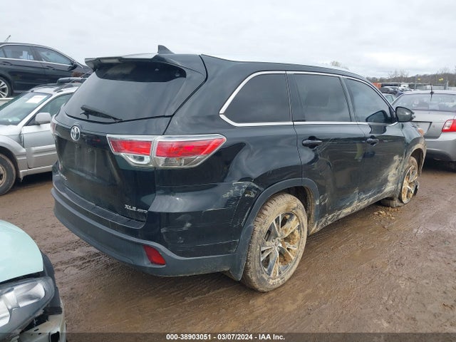 Toyota Highlander Xle V6 2016 5TDJKRFH6GS309348 Image 4