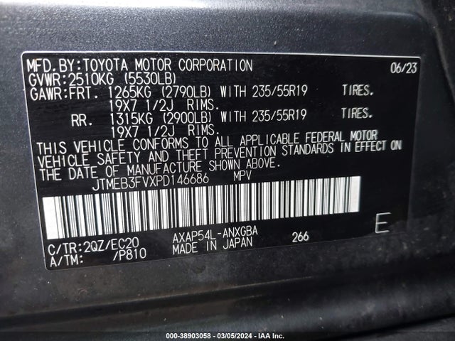 Toyota Rav4 Prime Xse 2023 JTMEB3FVXPD146686 Image 9