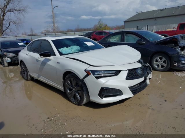 2022 Acura Tlx A-spec Package მანქანა იყიდება აუქციონზე, vin: 19UUB5F50NA001714, აუქციონის ნომერი: 38903128