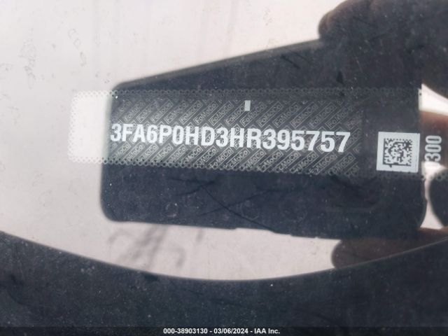 3FA6P0HD3HR395757 Ford FUSION SE