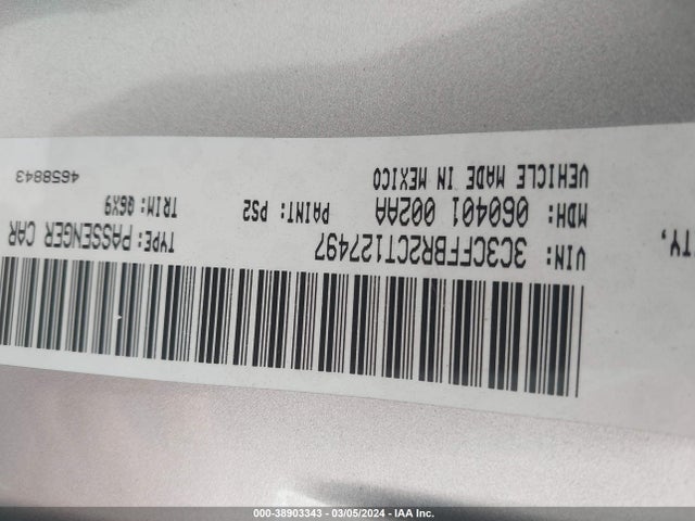 2012 FIAT 500 3C3CFFBR2CT127497 Photo 8