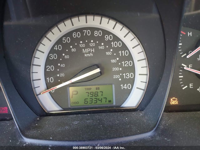 2007 KIA SPECTRA EX VIN: KNAFE121775409680