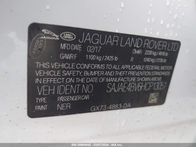 2017 JAGUAR XE SAJAE4BV6HCP13051 Photo 8