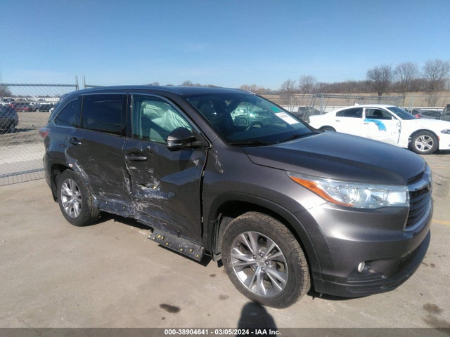 Toyota Highlander Xle V6 2015 5TDJKRFH6FS089949 Image 13