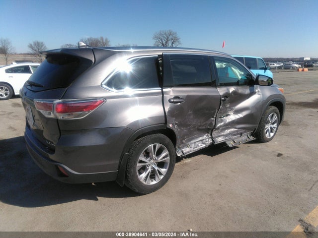 Toyota Highlander Xle V6 2015 5TDJKRFH6FS089949 Image 4