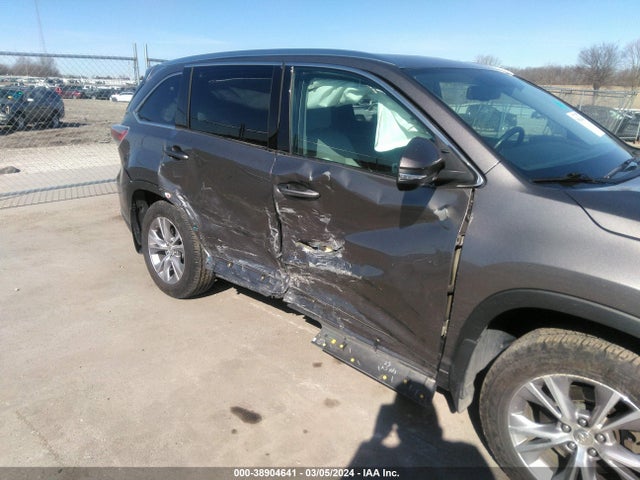 Toyota Highlander Xle V6 2015 5TDJKRFH6FS089949 Image 6