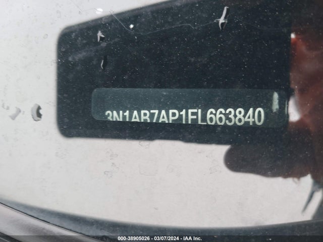 Nissan Sentra Fe+ S/s/sl/sr/sv 2015 3N1AB7AP1FL663840 Image 9
