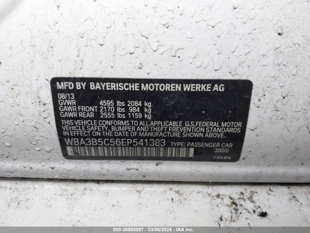 WBA3B5C56EP541383 BMW 328i Xdrive