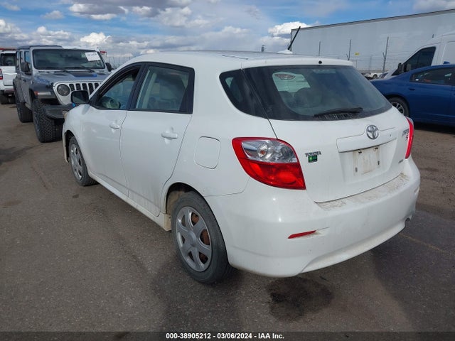 2009 TOYOTA MATRIX S VIN: 2T1LE40E09C007177