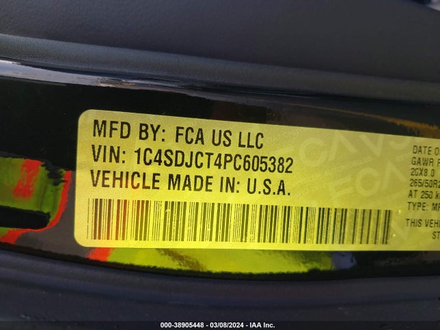 2023 DODGE DURANGO 1C4SDJCT4PC605382 Photo 8