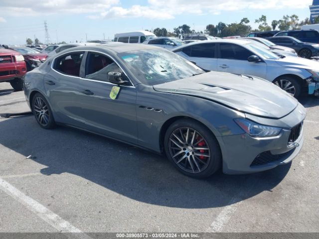 38905573 :رقم المزاد ، ZAM57RTA5E1109495 vin ، 2014 Maserati Ghibli S Q4 مزاد بيع