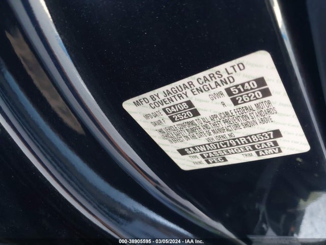 2009 JAGUAR XF SAJWA07C791R18537 Photo 8