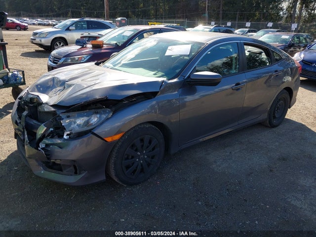 Honda Civic Lx 2018 2HGFC2F55JH600804 Image 2