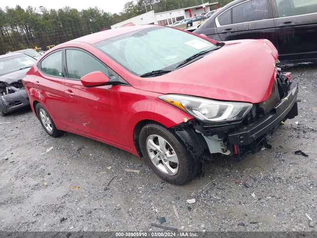 Hyundai ELANTRA SE 2014 KMHDH4AE4EU167906 Image 1