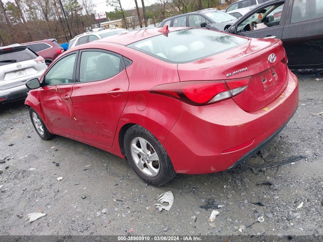 Hyundai ELANTRA SE 2014 KMHDH4AE4EU167906 Image 3