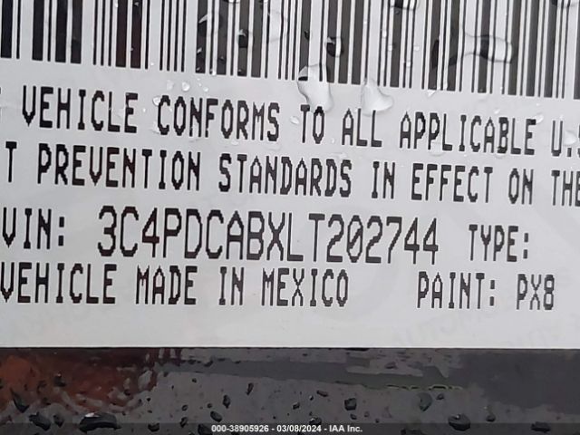 3C4PDCABXLT202744 Dodge Journey Se Value