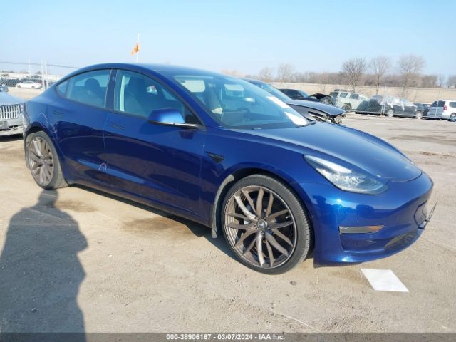 Продажа на аукционе авто 2018 Tesla Model 3 Long Range/performance, vin: 5YJ3E1EBXJF130255, номер лота: 38906167