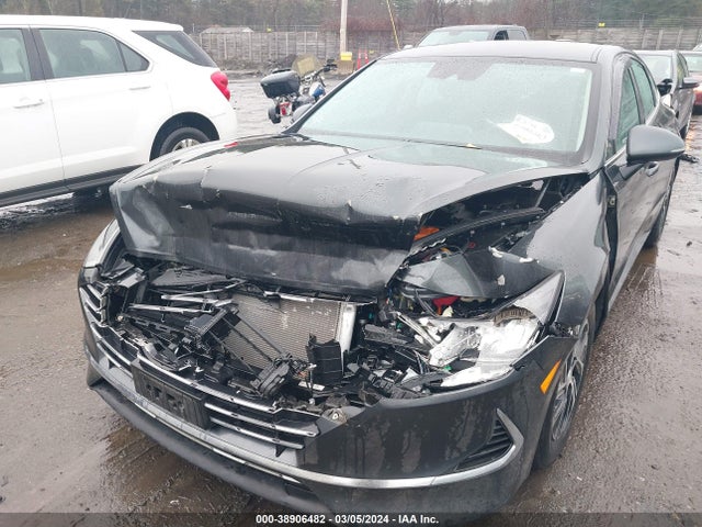 Hyundai Sonata Blue 2021 KMHL24JJ1MA033512 Image 6