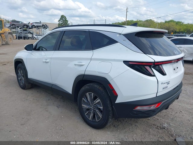 KM8JBCA10NU039822 Hyundai Tucson Hybrid Blue
