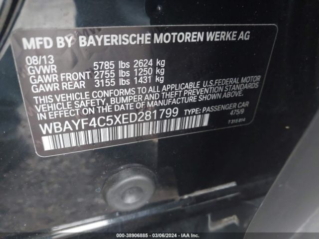 WBAYF4C5XED281799 BMW 740li Xdrive