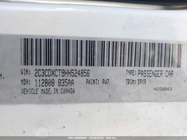 2C3CDXCT9HH524856 Dodge Charger R/t Rwd
