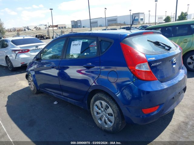 KMHCT5AEXHU346035 Hyundai ACCENT SE