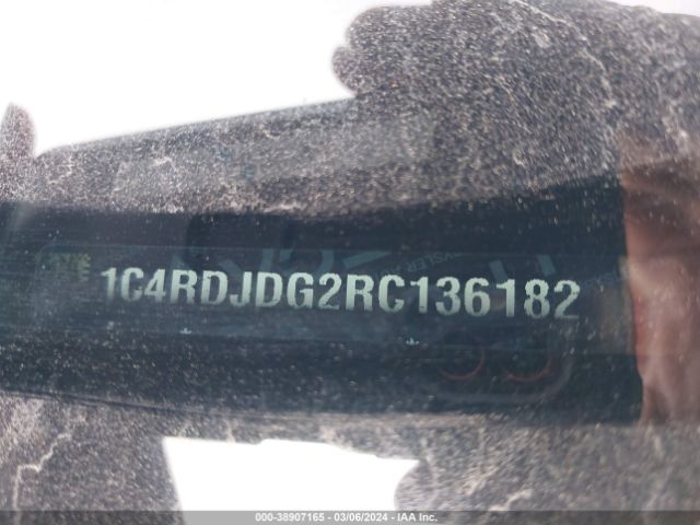1C4RDJDG2RC136182 Dodge Durango Gt Plus Awd