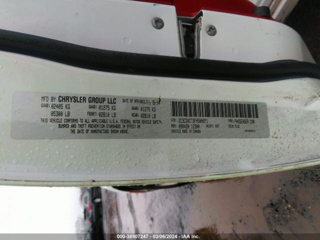 2C3CDXCT3FH500971 Dodge Charger Road/track
